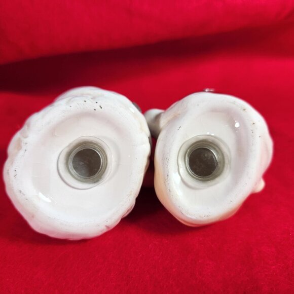 Santa Head Salt and Pepper Shakers Christmas Mrs Santa and Santa - Picture 7 of 13